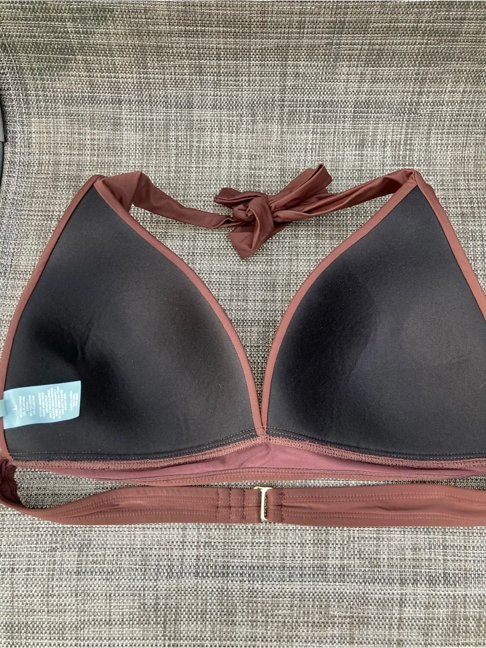 ANTONIO MELANI Brown Halter Bikini Top - Picture 3 of 4